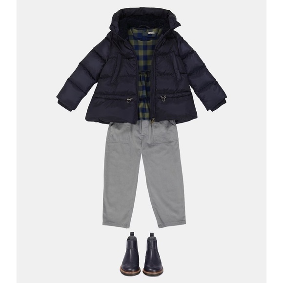 Paade Mode Gray Corduroy Cotton Pants - Picture 1 of 4